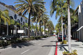 Ulica Rodeo Drive v Beverly Hills