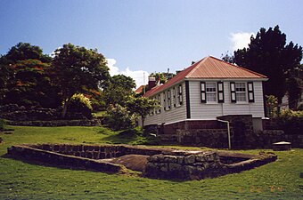 Het voormalige Harry L. Johnson Museum in Windwardside (2007).