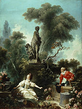 Jean-Honoré Fragonard The Meeting (Part of the Progress of Love series), 1771