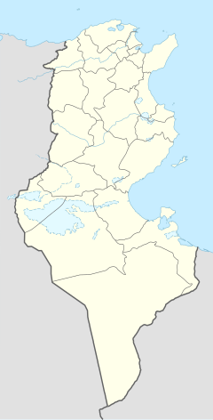 沙格镇在突尼西亞的位置