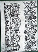 Motivos decorativos de Daniel Hopfer, ca. 1500.[12]​