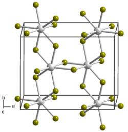 Kristallstruktur von Uran(IV)-bromid