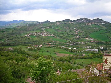 Ponte Verucchio (village) and Torriana