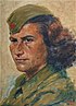 Портрет партизанке Марте Новак, рад сликара Винка Турка