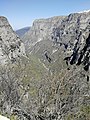 View of Vikos Gorge from Oxia.