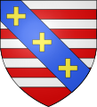 Coat of arms of the lords of Useldange, branch of the lords of Esch.