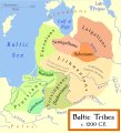 Image 12Baltic Tribes, circa 1200 CE. (from History of Latvia)