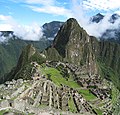 Ciutat inca de Machu Picchu (sègle XV), ensems arquitectura pus conegut d'America dau Sud.