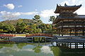 Jodo Garden and Phoenix hall (left wing)