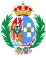 Coat of Arms as Consort of Infante Juan Carlos of Spain (1962-1971)