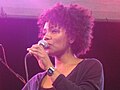 Fola Dada, jazz vocalist on Jazz Garten stage