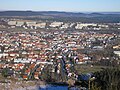 Ilmenauer Stadtzentrum vom Lindenberg aus gesehen