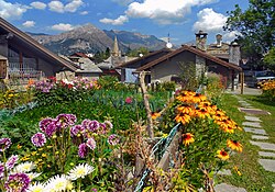 Skyline of Sauze d'Oulx