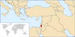 Location of Palestīna