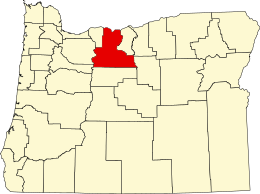 Contea di Wasco – Mappa