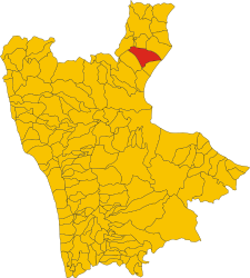 Albidona – Mappa