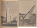 Novembre 1934 - Sloop Oberden avec voile aérodynamique - Les Ailes, n° 698