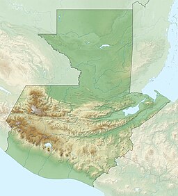 Volcán de Agua se nahaja v Gvatemala