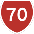 State Highway 70 shield}}