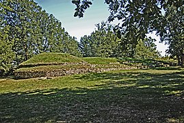 Tumulus F, vue du nord-ouest.