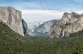 Josemičio slėnio vaizdas nuo Tunelio apžvalgos aikštelės (Tunnel View)