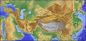 Silk Road map