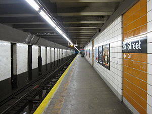 Not a nice-looking subway station