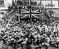 Image 8Residents of Dunedin celebrate the news of the Armistice of 11 November 1918. (from History of New Zealand)