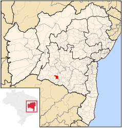 Caculé – Mappa