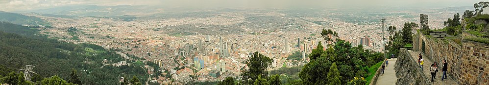 Panorama vidaĵo de la urbo je aprilo 2017