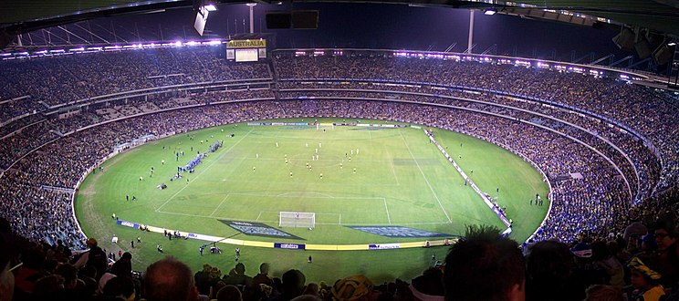 Die Melbourne-krieketveld in 2006