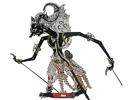 Wayang Kulit (Shadow Puppet) Gatot Kaca, Tropenmuseum Collections, Indonesia, before 1914