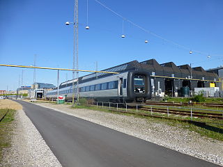 DSB IC3 52 at Sonnesgade