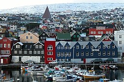 Fiskehamnen Vestaravág i Torshamn.