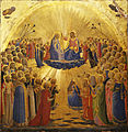 Fra Angelico, Korunování P. Marie, 1435