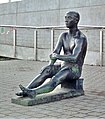 sculpture in front of the Hofwiesenbad