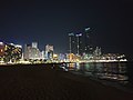 海云台沙滩夜景