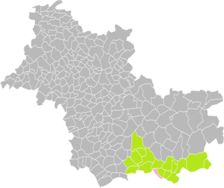 La Chapelle-Montmartin dans le canton de Selles-sur-Cher en 2016.