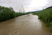 The Vișeu River in Leordina