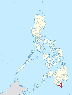 Mapa ning Soccsksargen ampong Sarangani ilage