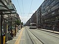 Tramways, trolleybus et autobus peuvent partager les mêmes quais