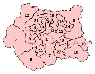 Current parliamentary constituencies in West Yorkshire