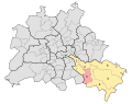 Deutsch: Wahlkreis Treptow-Köpenick 3 für die Wahlen zum Abgeordnetenhaus von Berlin. Stand 2006