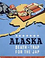 Image 2Propaganda poster, World War II, depicting Alaska as a death trap for Japan. (from History of Alaska)