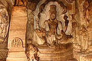 Vishnu seated on Adishesha