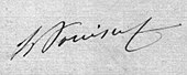 signature de Pierre Léon Bouisset