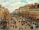 Boulevard Montmartre, soleil après-midi, Pissarro