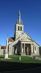 The church in Coulmier-le-Sec