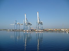 The port of Limassol, the busiest in Cyprus