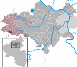 Läget för Ditscheid i Landkreis Mayen-Koblenz
